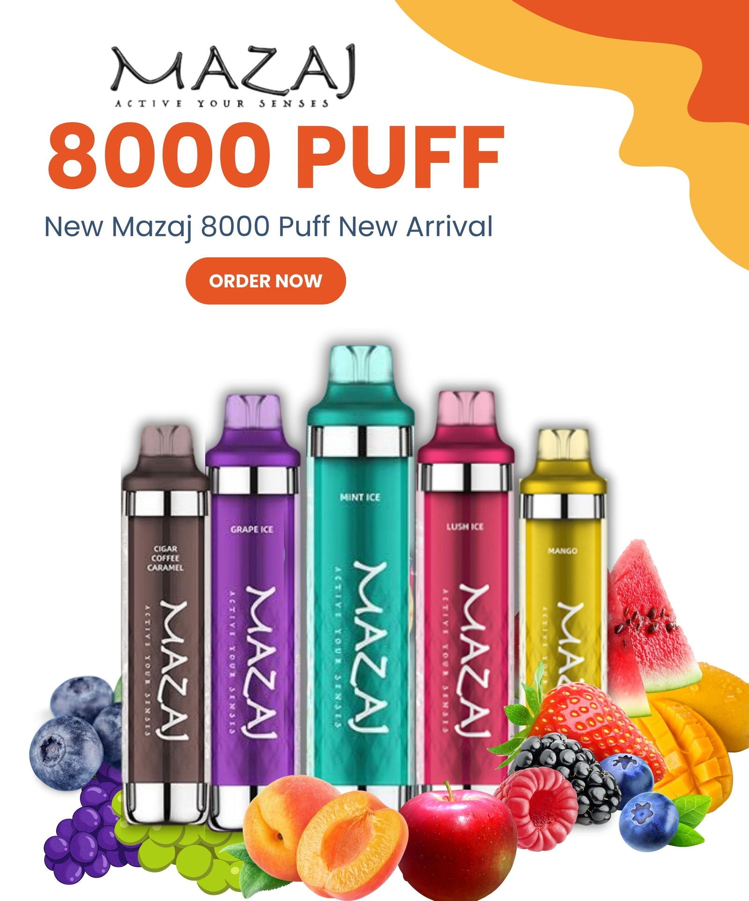 Mazaj 8000 Puff Disposable Vape - Vape Riyadh - Riyadh Vape Shop -  - Mazaj 8000 Puff Disposable Vape - Vape Riyadh - Riyadh Vape Shop 