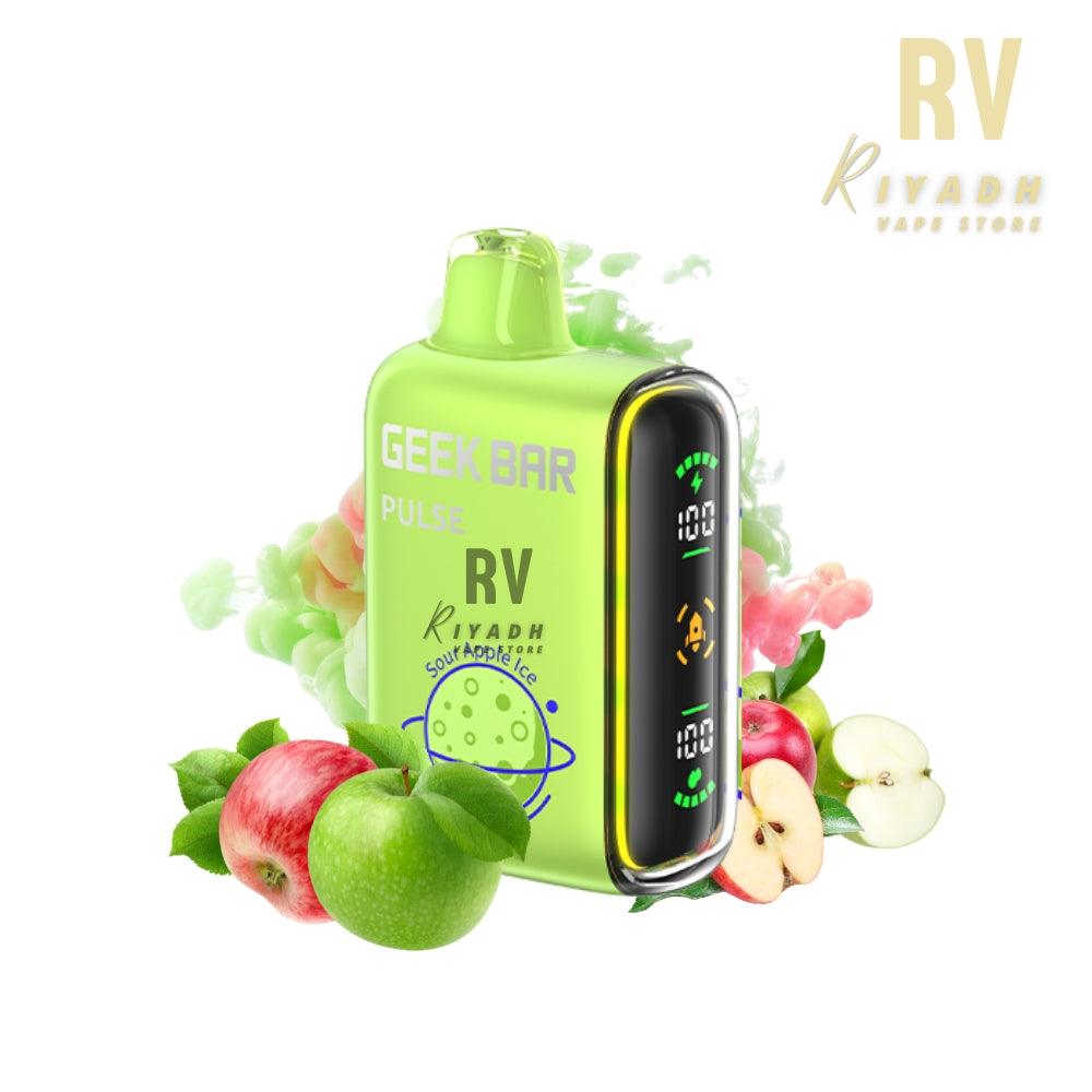 Geek Bar Pulse 15000 Puffs Disposable Vape - Double Apple - Riyadh Vape Shop 