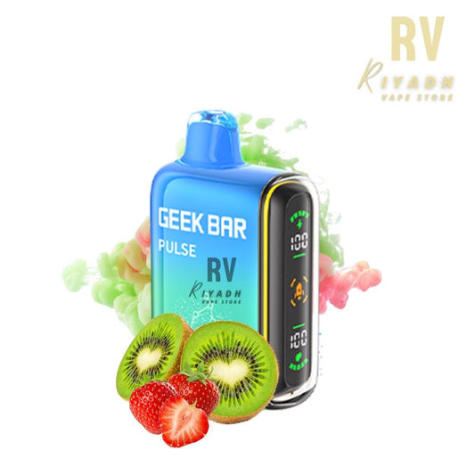 Geek Bar Pulse 15000 Puffs Disposable Vape - Kiwi Strawberry - Riyadh Vape Shop 