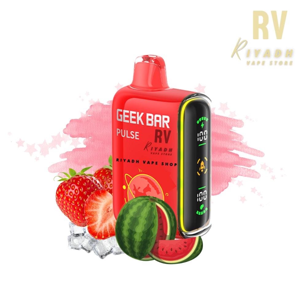 Geek Bar Pulse 15000 Puffs Disposable Vape - Strawberry Watermelon - Riyadh Vape Shop 