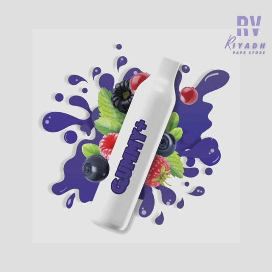 Gummy+ 2200 Puff Disposable Vape - Quad Berry Ice 20MG - Riyadh Vape Shop 