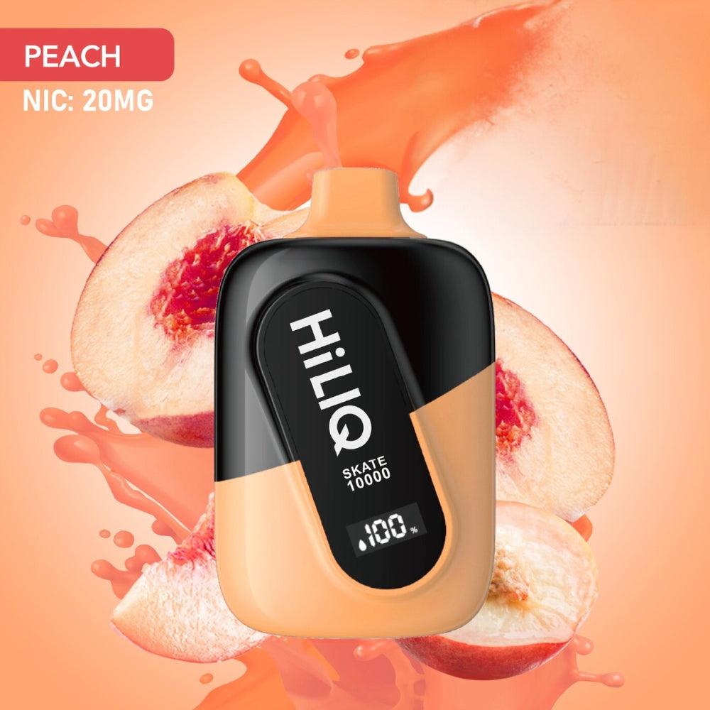 HiLIQ Skate 10000 Puff Disposable Vape - Peach 20 MG - Riyadh Vape Shop 