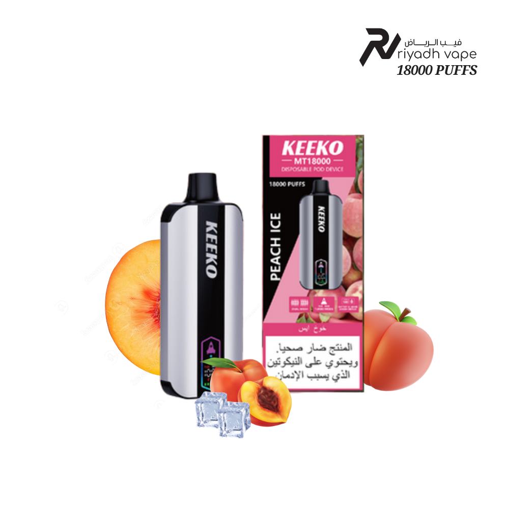 Keeko MT18000 Puffs Disposable Vape Peach Ice