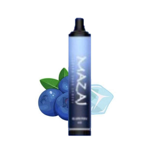 MAZAJ –  Blueberry Disposable E-Cig (4000 puff) 50mg - Saudi Riyadh Vape Shop - Riyadh Vape Shop 