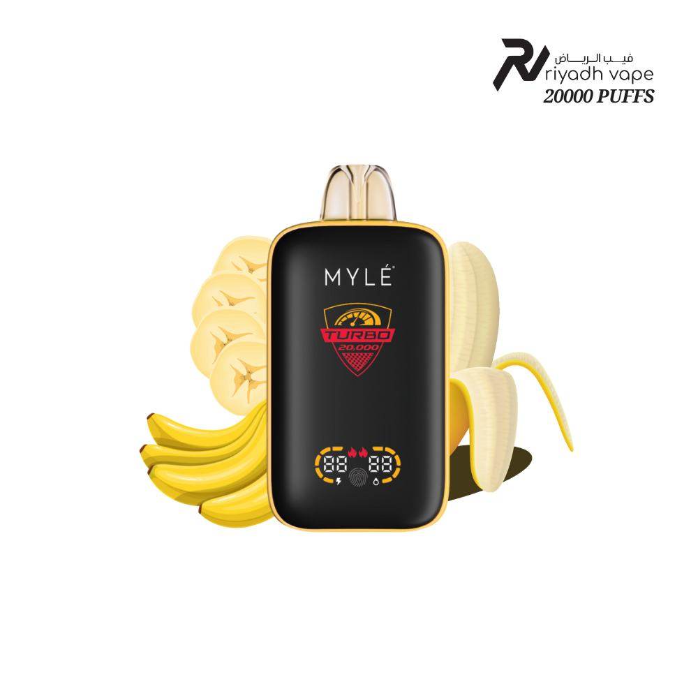 MYLE Turbo 20000 Disposable Vape - Casa Bananas - Riyadh Vape Shop