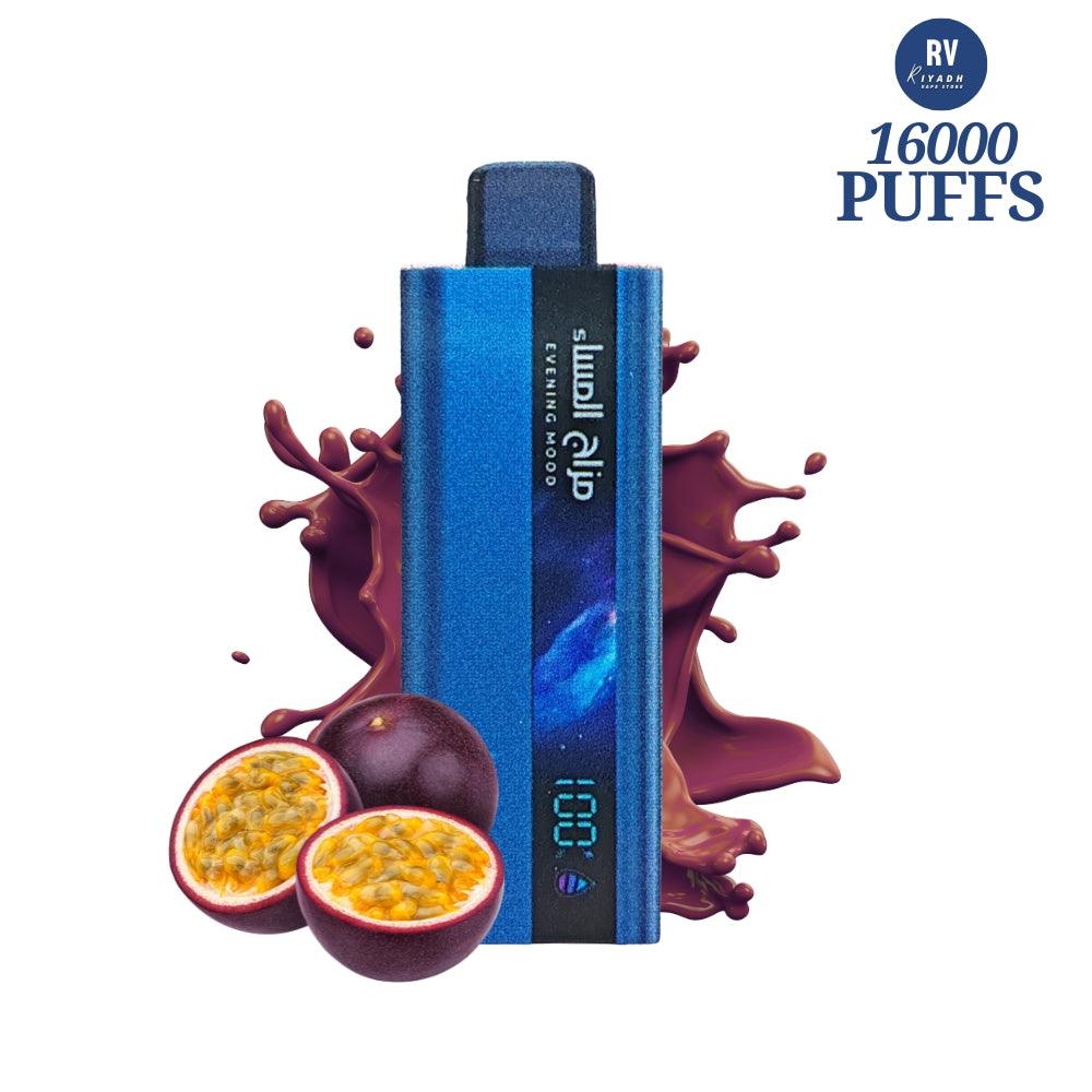 Mazaj Al Masa 16000 Puff Disposable Vape - Passion Fruit - Riyadh Vape Shop 