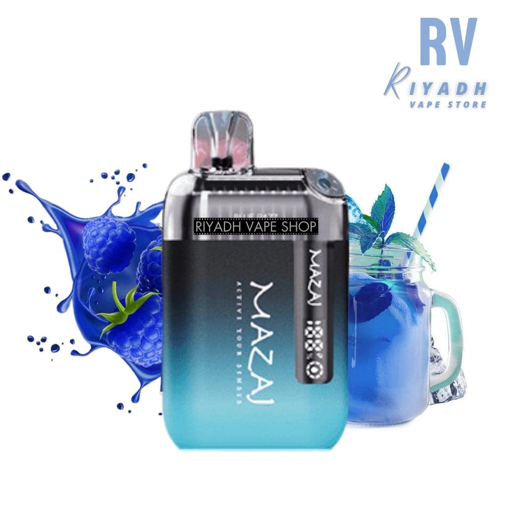 Mazaj Infinity X 9000 Puffs Disposable Vape - Blue Raz - Riyadh Vape Shop 