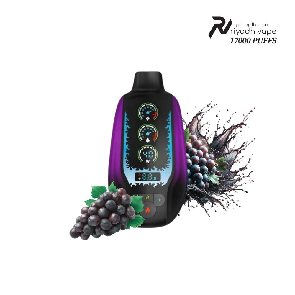 Mazaj SS 20000 Puffs Disposable Vape - Black Grape - Riyadh Vape Shop