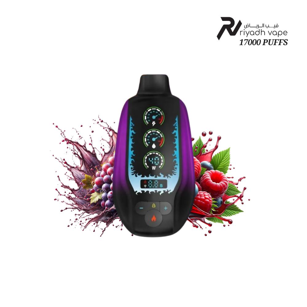 Mazaj SS 20000 Puffs Disposable Vape Grape Raspberry