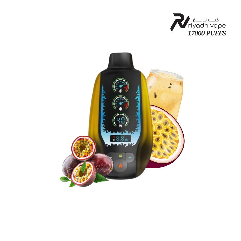 Mazaj SS 20000 Puffs Disposable Vape - Passion Fruit - Riyadh Vape Shop