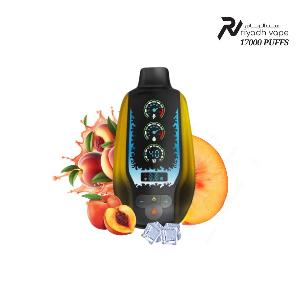 Mazaj SS 20000 Puffs Disposable Vape - Peach Ice - Riyadh Vape Shop