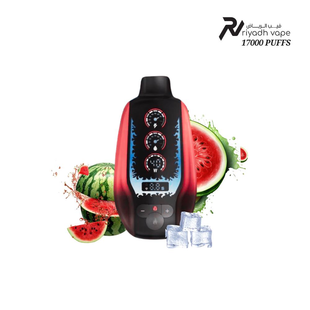 Mazaj SS 20000 Puffs Disposable Vape - Watermelon Ice - Riyadh Vape Shop