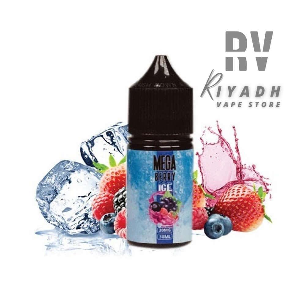 Mega Berry Ice Salt Nic  E-Liquid Vape Juice 25MG & 50MG - Riyadh Vape Shop - Riyadh Vape Shop 