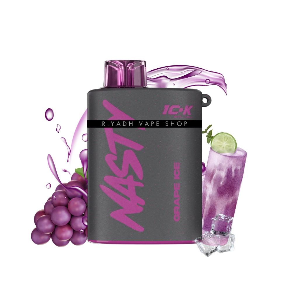 Nasty 10-K Splash 10000 10K Puff Grape Ice Disposable Vape - Riyadh Vape Shop 