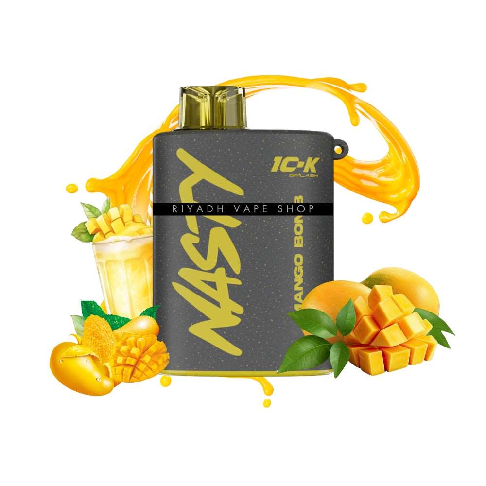 Nasty 10-K Splash 10000 10K Puff Mango Bomb Disposable Vape - Riyadh Vape Shop 