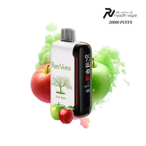 Ripe Vapes 20000 Puffs Disposable Vape - Double Apple - Riyadh Vape Shop