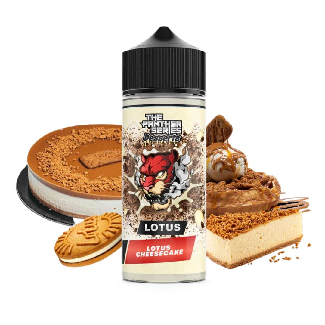 The Panther Series Lotus Cheesecake 120ML Vape Juice - Vape Riyadh - Riyadh Vape Shop 