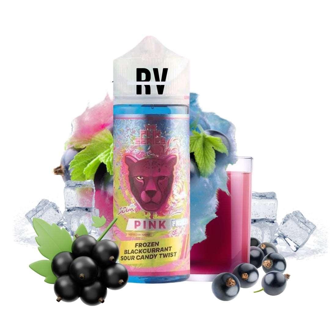 The Panther Series Pink - Frozen Blackcurrant Sour Candy Twist 120ML 3Mg - Vape Riyadh - Riyadh Vape Shop 