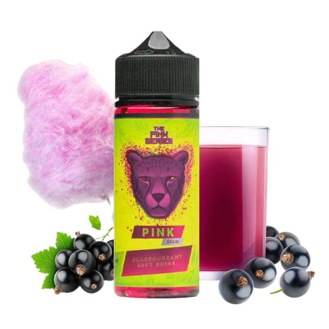 The Panther Series Pink Sour - Blackcurrant Soft Drink 120ML 3Mg - Vape Riyadh - Riyadh Vape Shop 