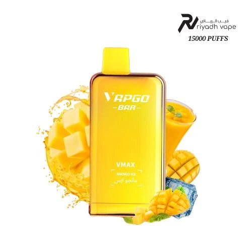 VAPGO VMAX 15000 Puffs Disposable Vape - Mango Ice