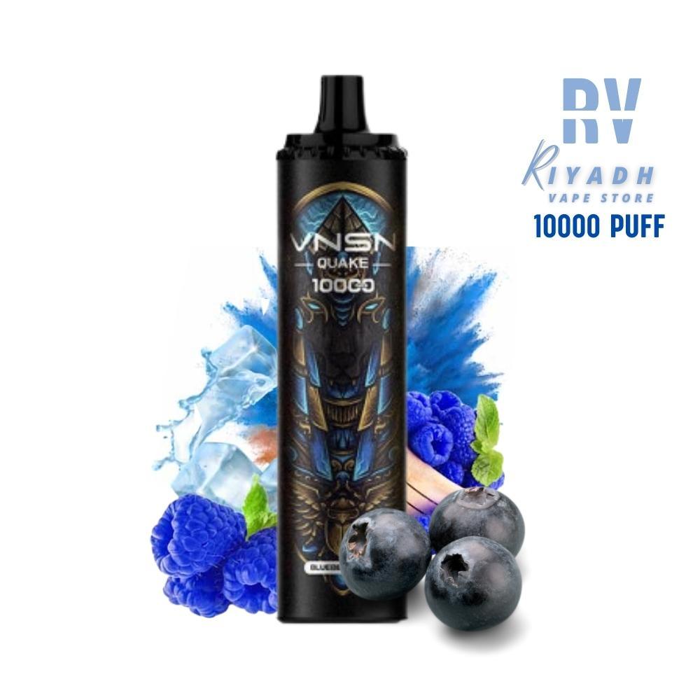 VNSN QUAKE Blueberry Ice 10000 Puff Disposable Vape 50mg - Riyadh Vape Shop - Vape Riyadh - Riyadh Vape Shop -  - VNSN QUAKE Blueberry Ice 10000 Puff Disposable Vape 50mg - Riyadh Vape Shop - Vape Riyadh - Riyadh Vape Shop 