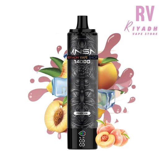 VNSN QUAKE PRO 14000 Puffs - Peach Ice Disposable Vape - Riyadh Vape Shop -  - VNSN QUAKE PRO 14000 Puffs - Peach Ice Disposable Vape - Riyadh Vape Shop 