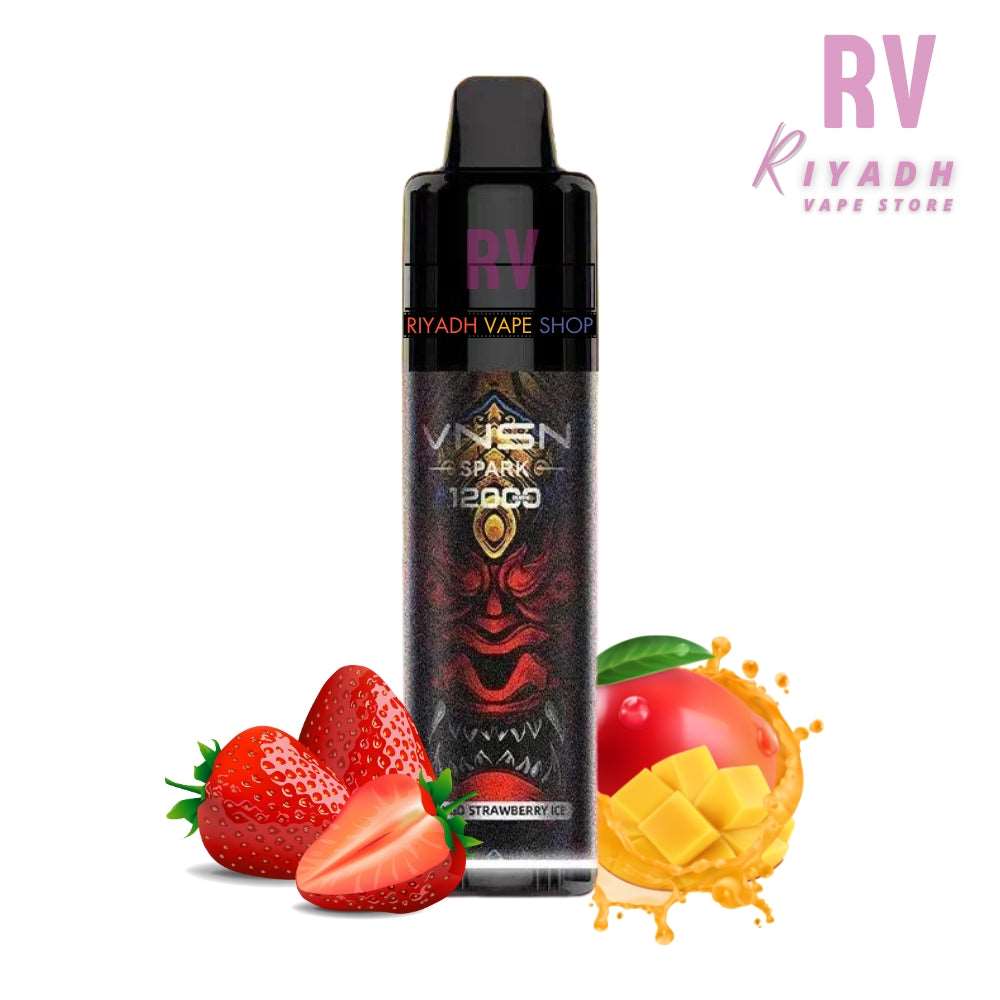 VNSN Spark 12000 Puff Mango Strawberry Disposable Vape - Vape Riyadh - Riyadh Vape Shop -  - VNSN Spark 12000 Puff Mango Strawberry Disposable Vape - Vape Riyadh - Riyadh Vape Shop 