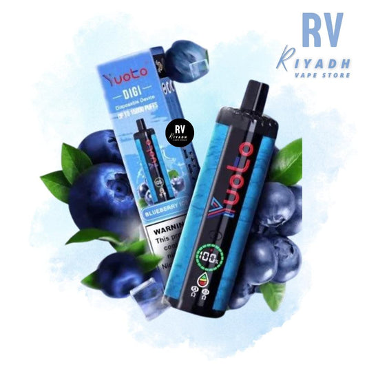 YUOTO DIGI 15000 Puffs Blueberry Ice Disposable Vape - Riyadh Vape Shop -  - YUOTO DIGI 15000 Puffs Blueberry Ice Disposable Vape - Riyadh Vape Shop 