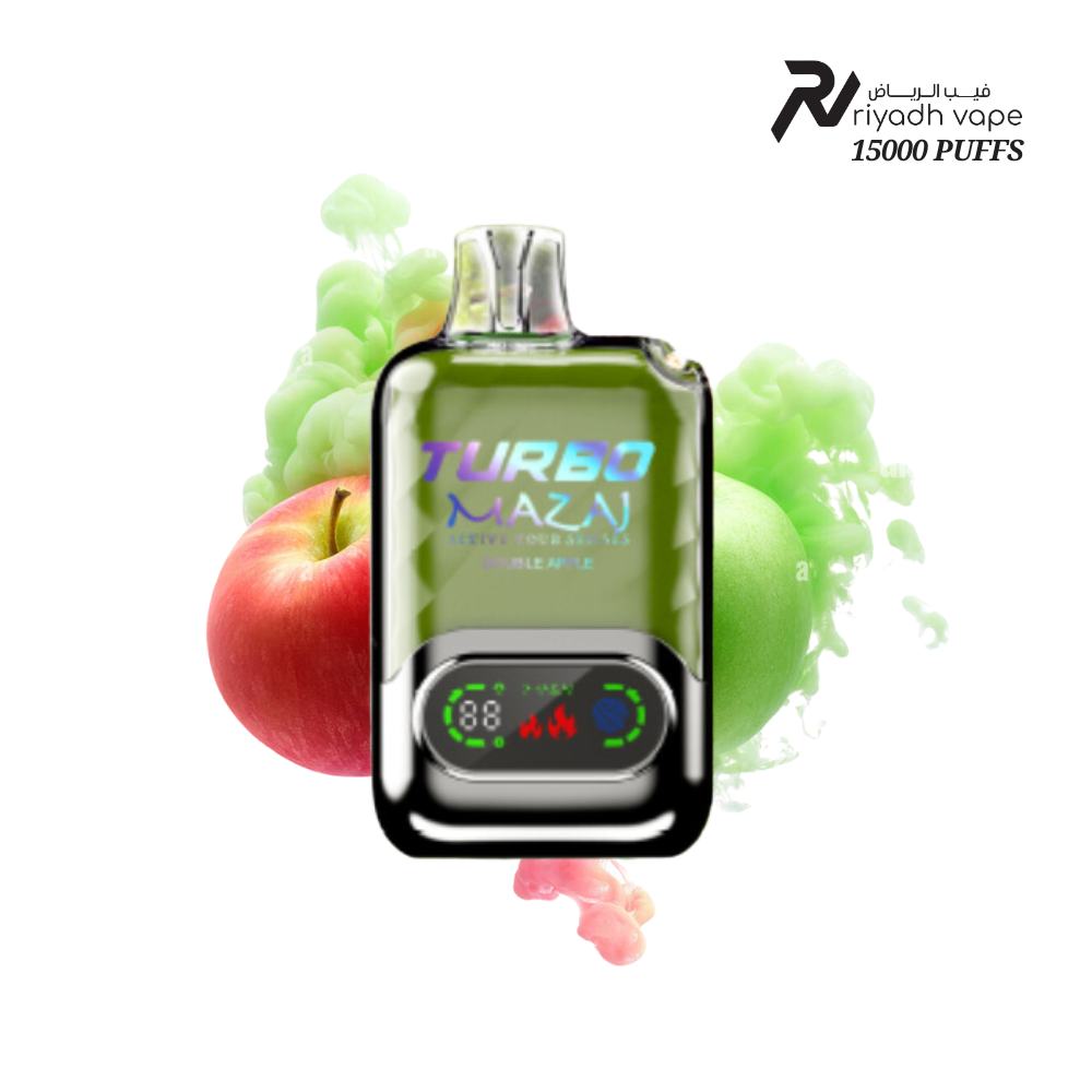 mazaj-turbo-15000-puffs-double-apple-disposable-vape