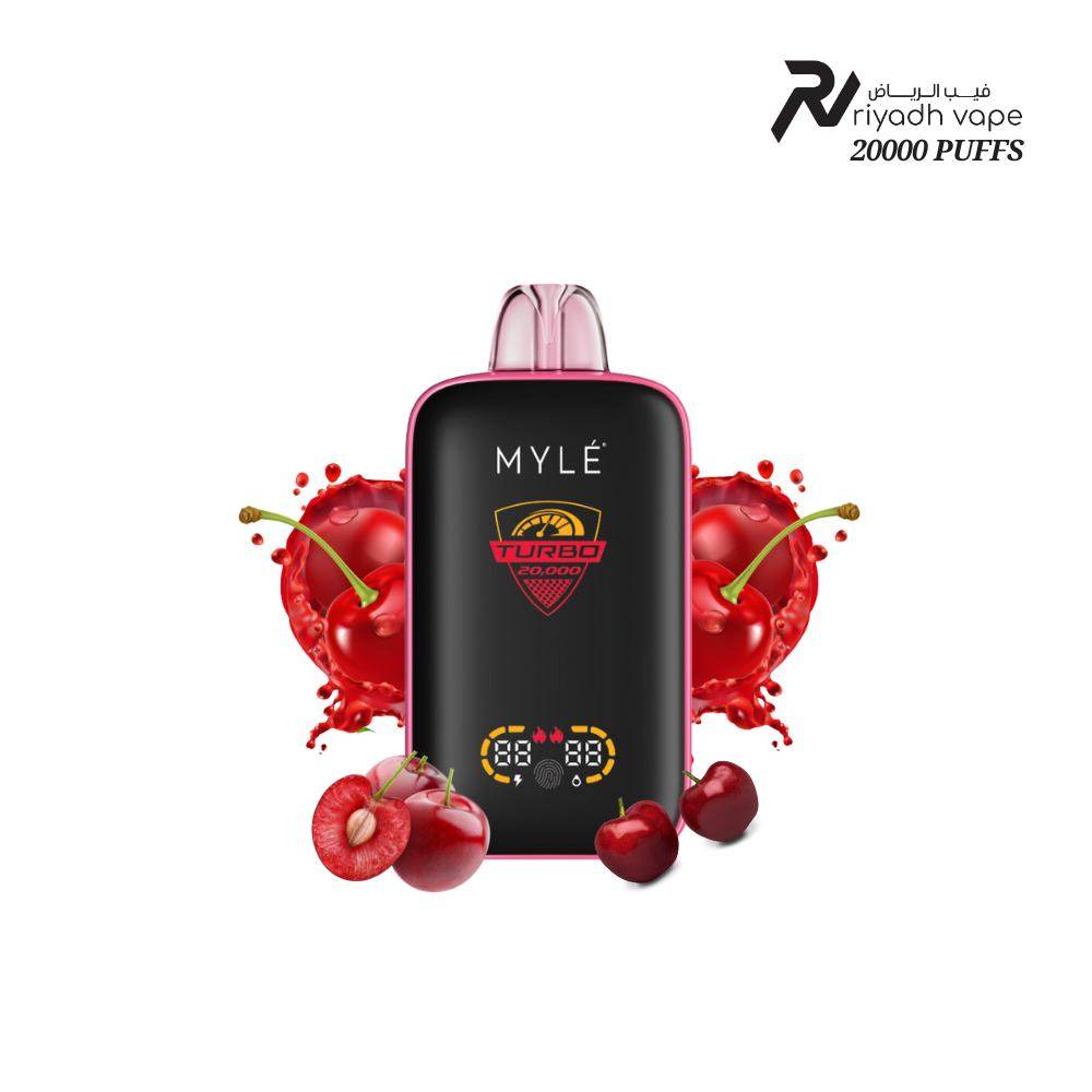 MYLE Turbo 20000 Disposable Vape - Cherry Bomb - Riyadh Vape Shop